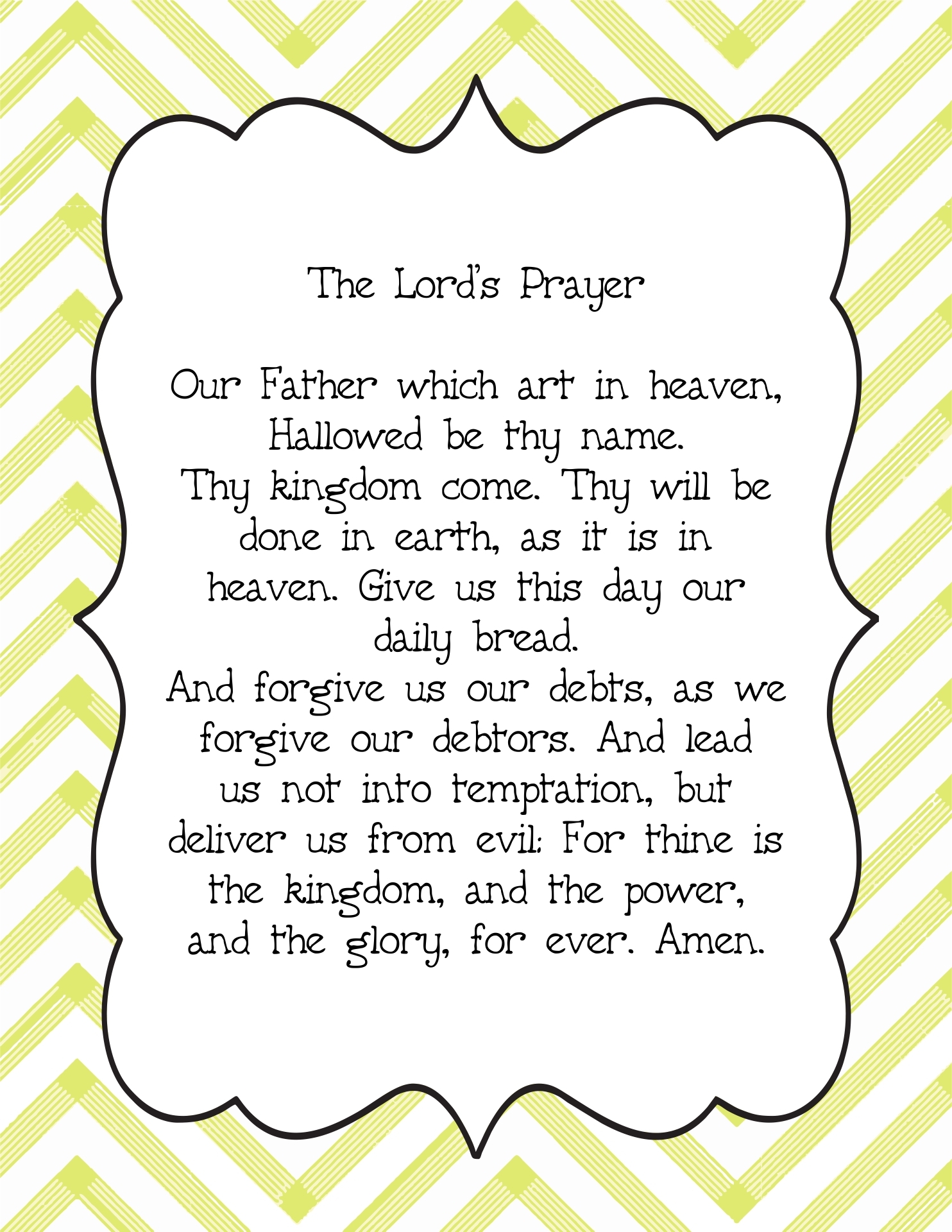 printable prayer craft pdf