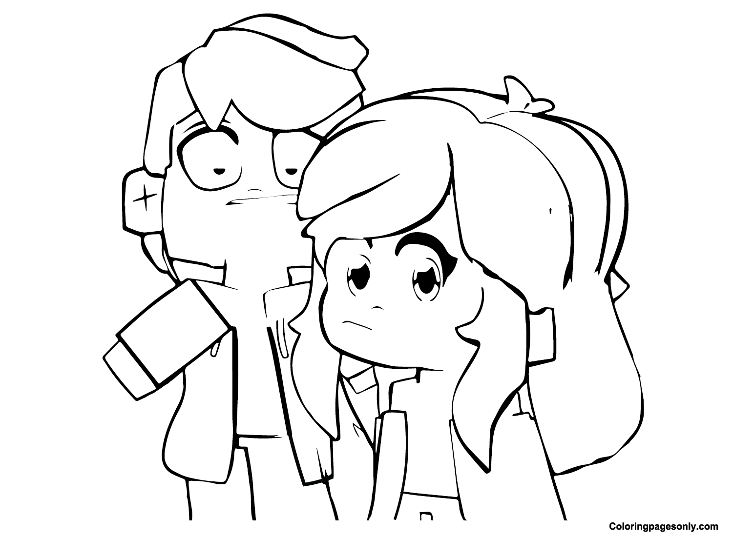 Lovely Aphmau Coloring Page Free Printable Coloring Pages