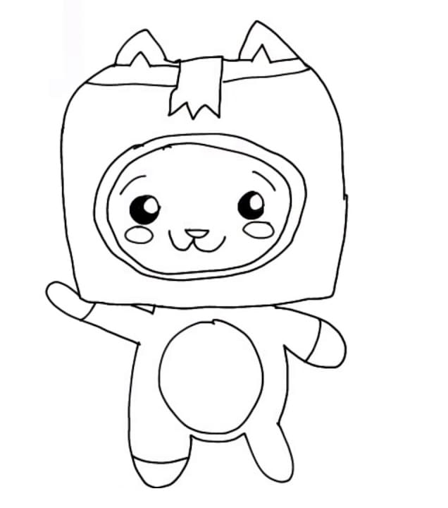 Lanky Box Coloring Page
