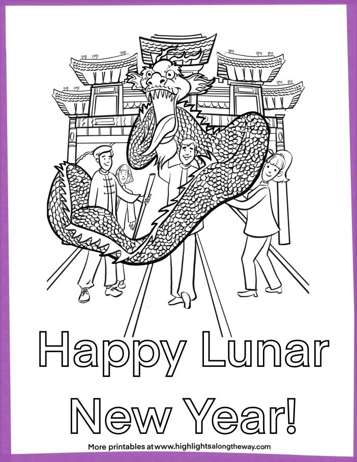 Lunar New Year Coloring Pages