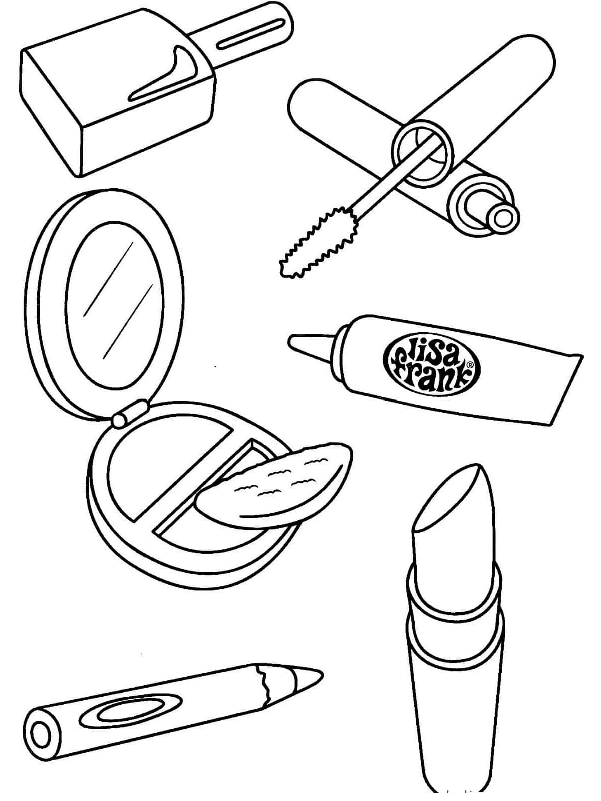 Coloring Pages Makeup