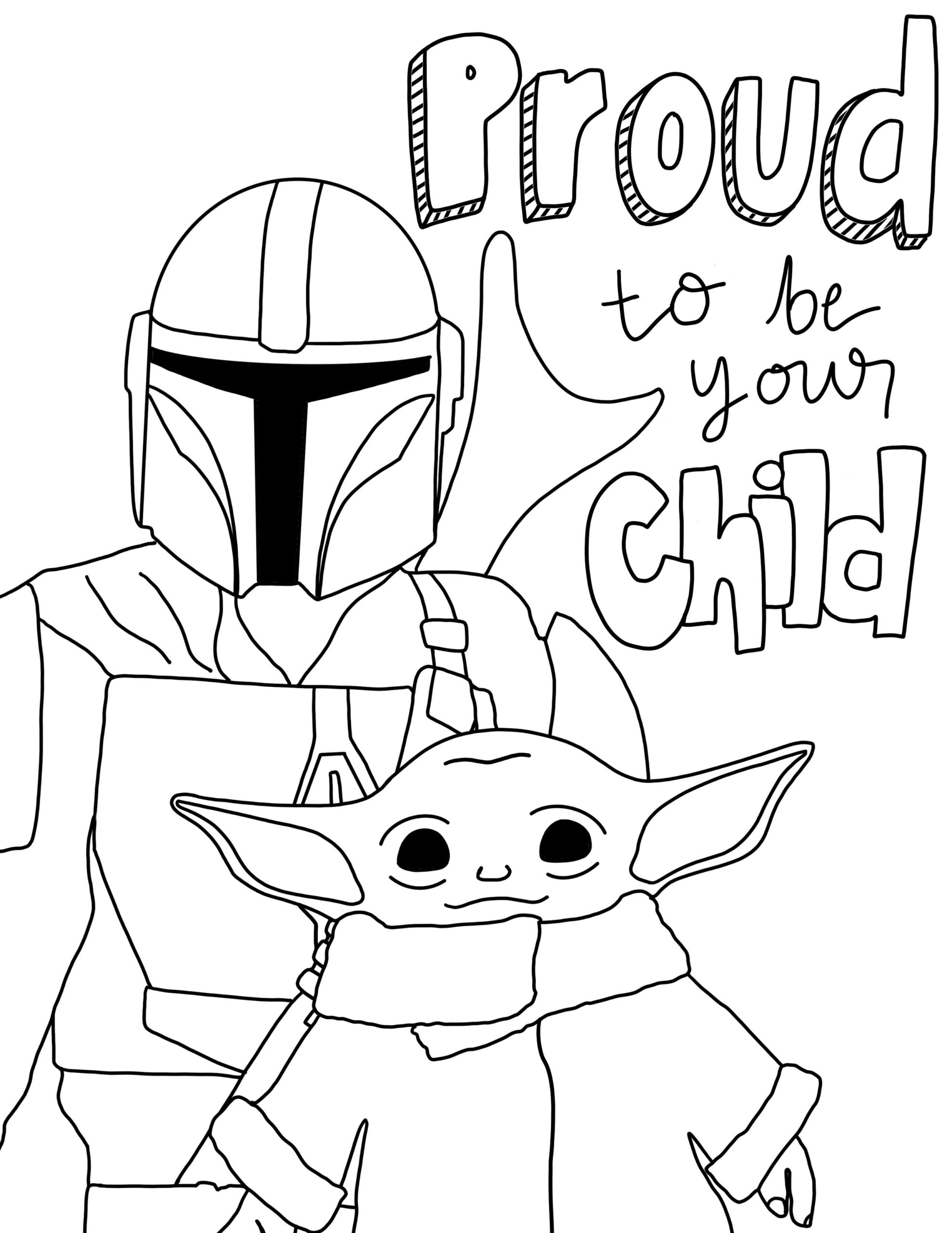 Mandalorian Coloring Pages Clowncoloringpages