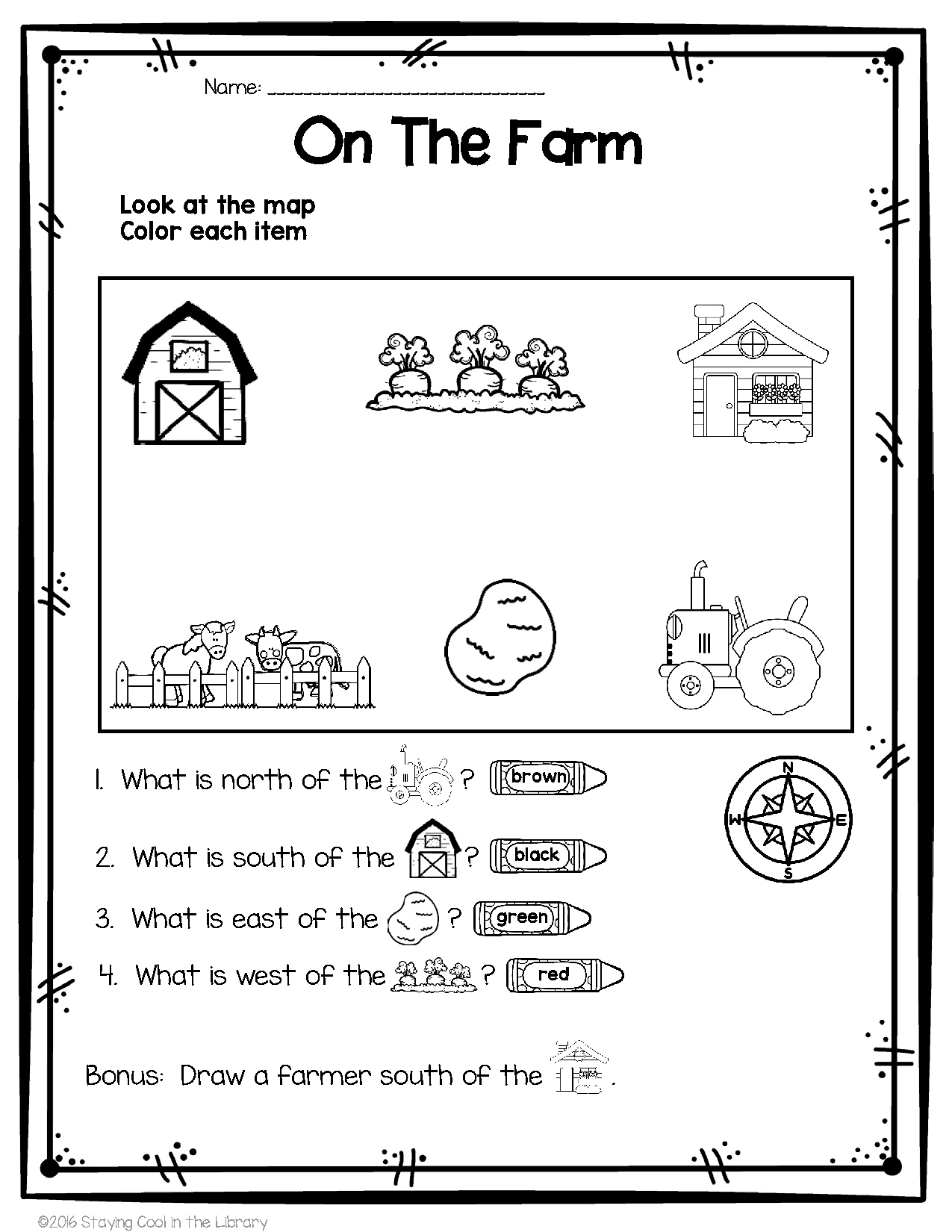 Map Skills Worksheets Worksheets Library