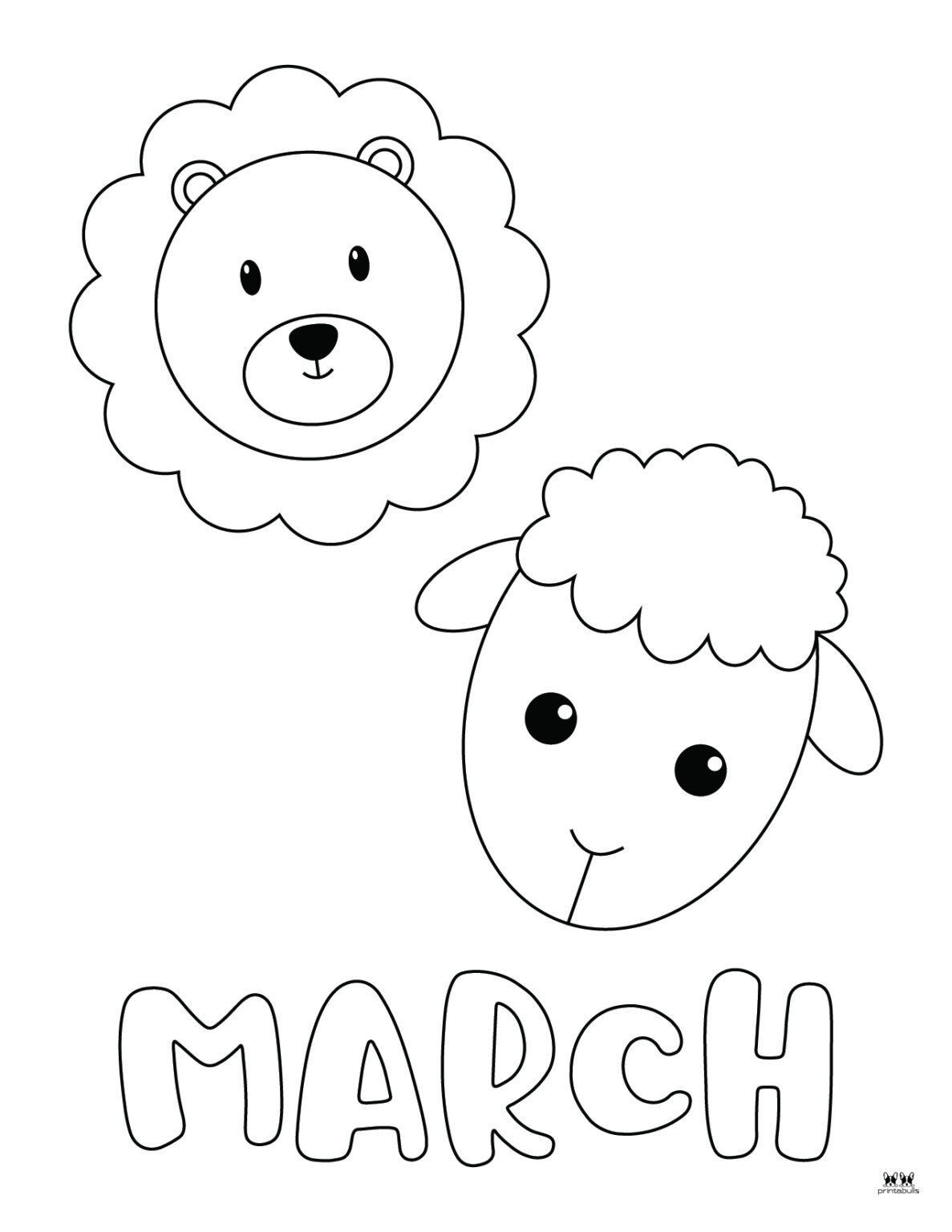 march coloring pages free