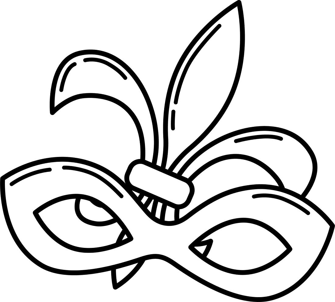 Mardi Gras Coloring Pages