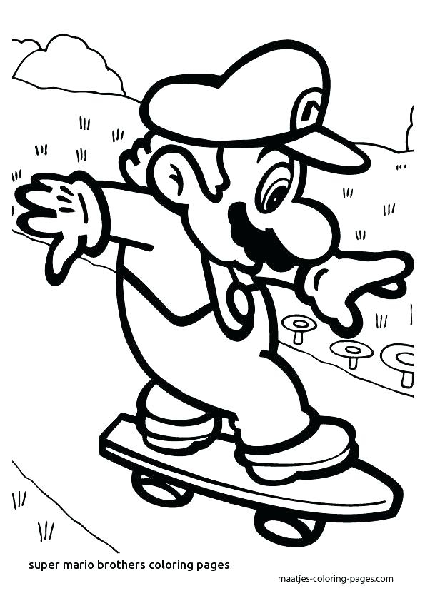 Mario Brothers Coloring Pages At GetColorings Free Printable 