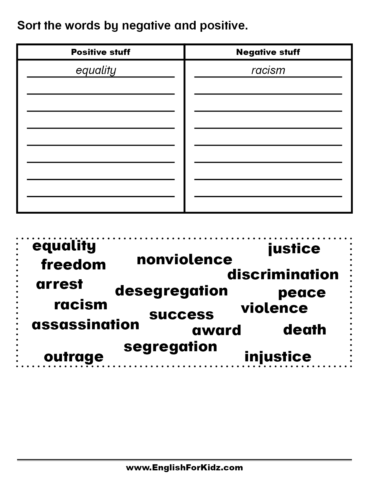 Martin Luther King Worksheet Miscellaneous Download Worksheet 