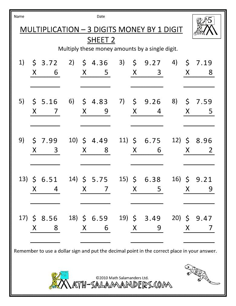 math worksheets for 9th graders
