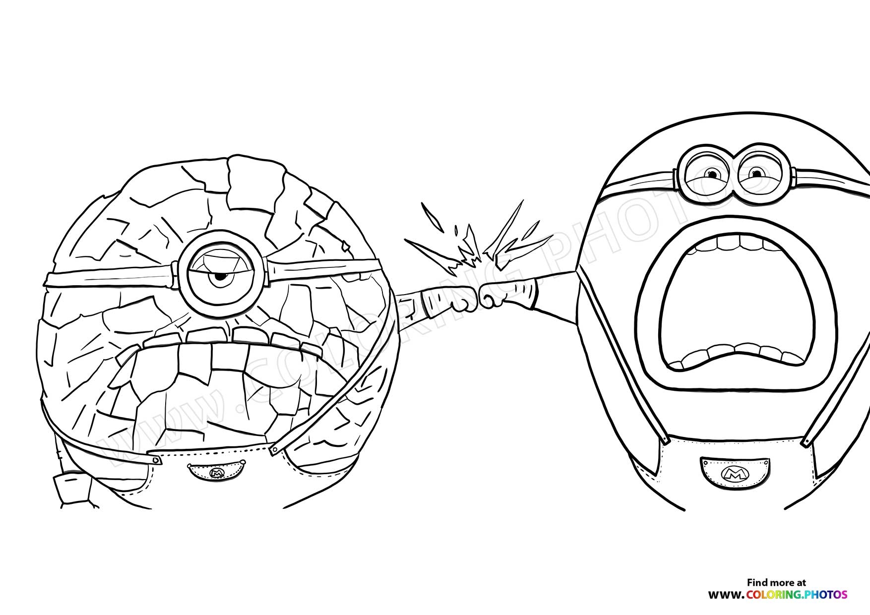 Mega Minions Coloring Pages