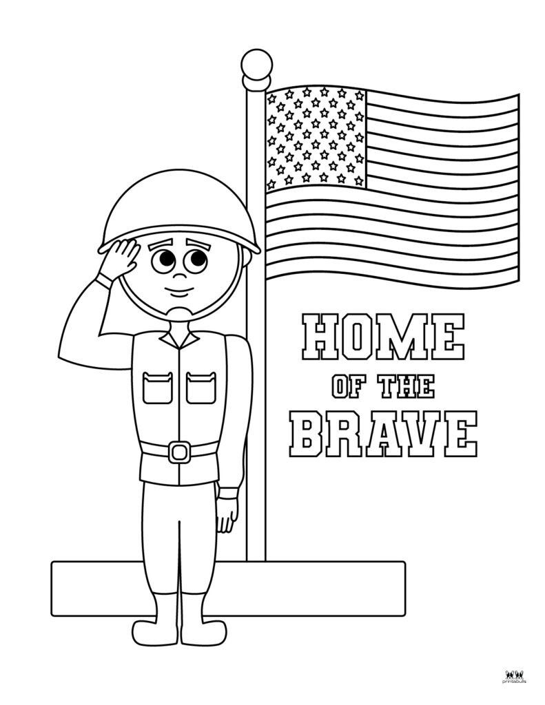 Memorial Day Coloring Page