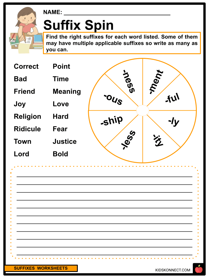 Ment Suffixes Worksheet Teach Starter Worksheets Library