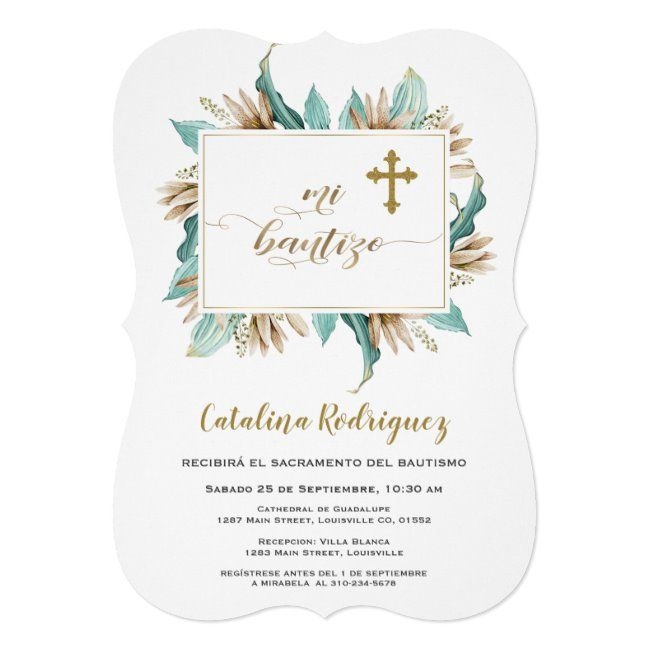 Mi Bautizo Invitation Template Free Invitationpiper78