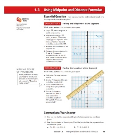 midpoint and distance formula worksheet