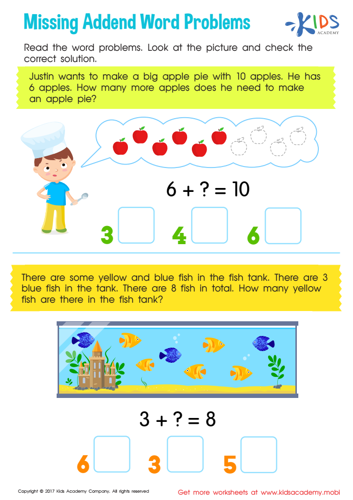 Missing Addends Large Numbers Grade 5 Exercise 1 Your Home 