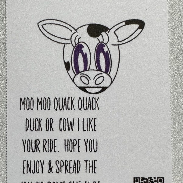 moo moo subaru cards free printable