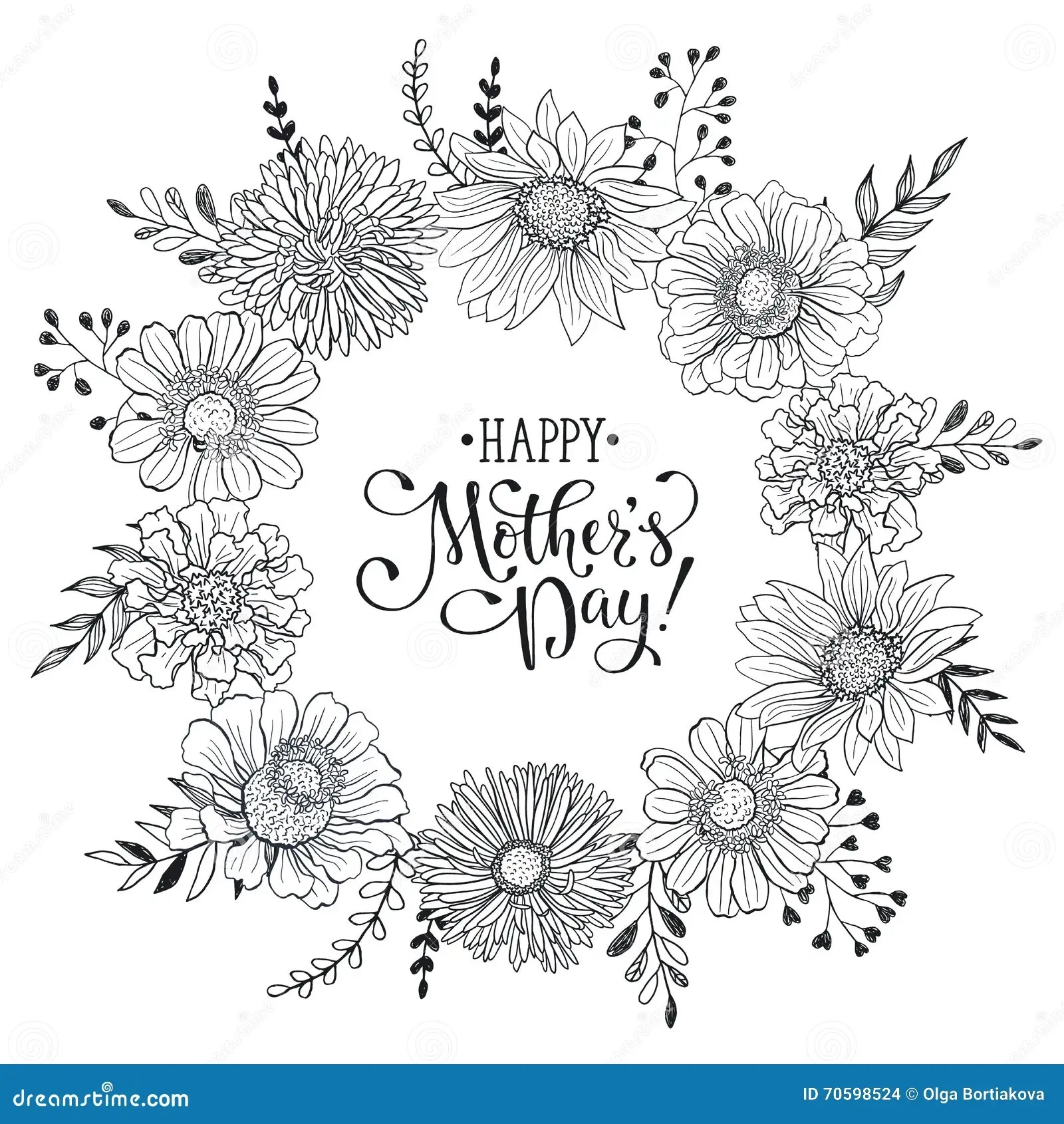 Mother 39 s Day Cards Printable Black And White
