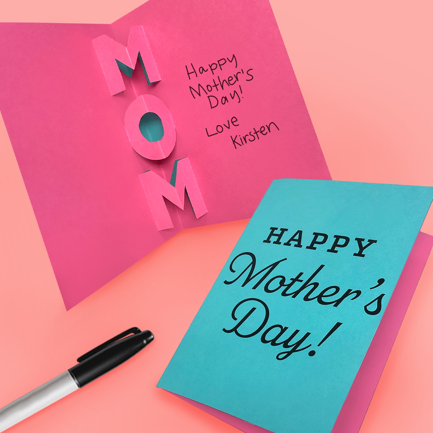 Mother 39 s Day Pop Up Card Free Printable Download