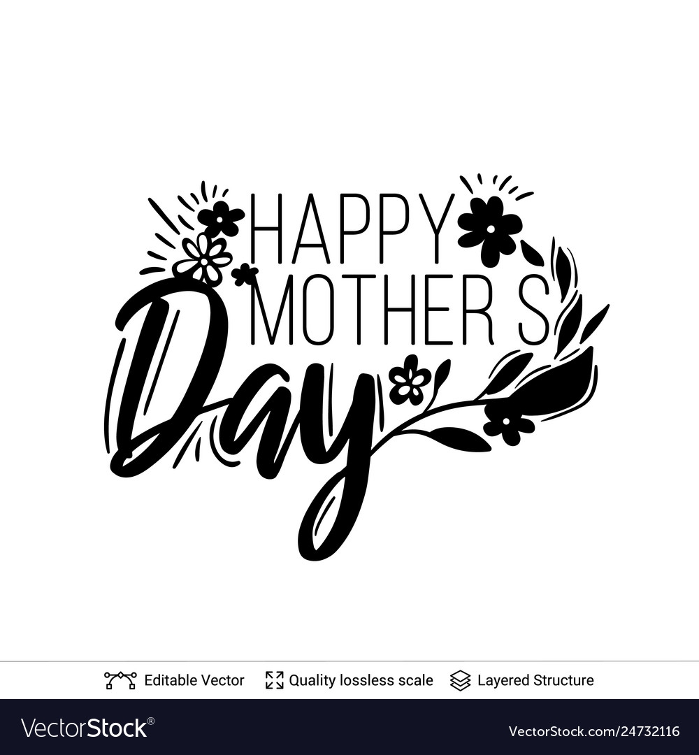 Mothers Day Black Happy Mother White HD Wallpaper 57 OFF