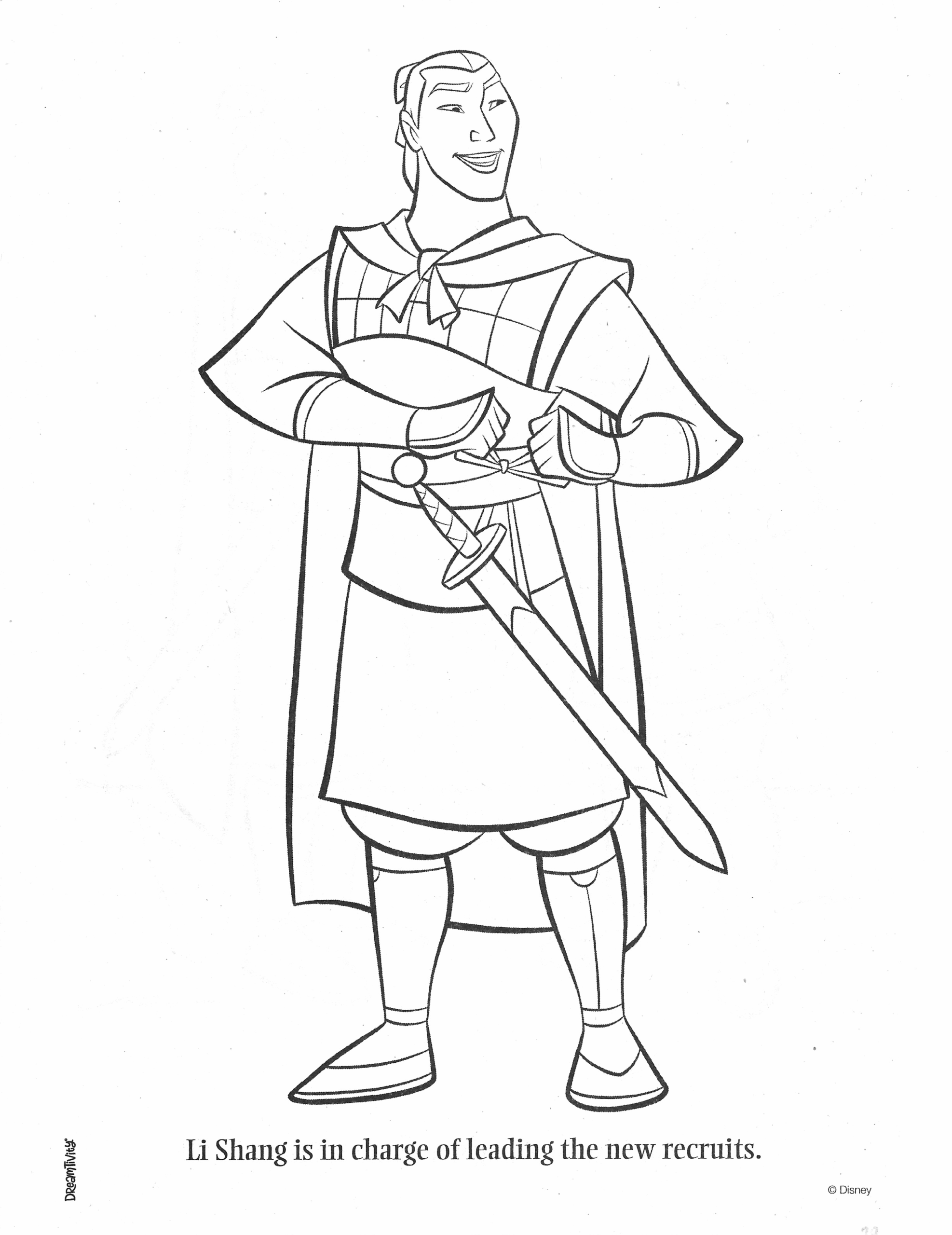 Mulan Coloring Page Coloring Pages Art Moose Art
