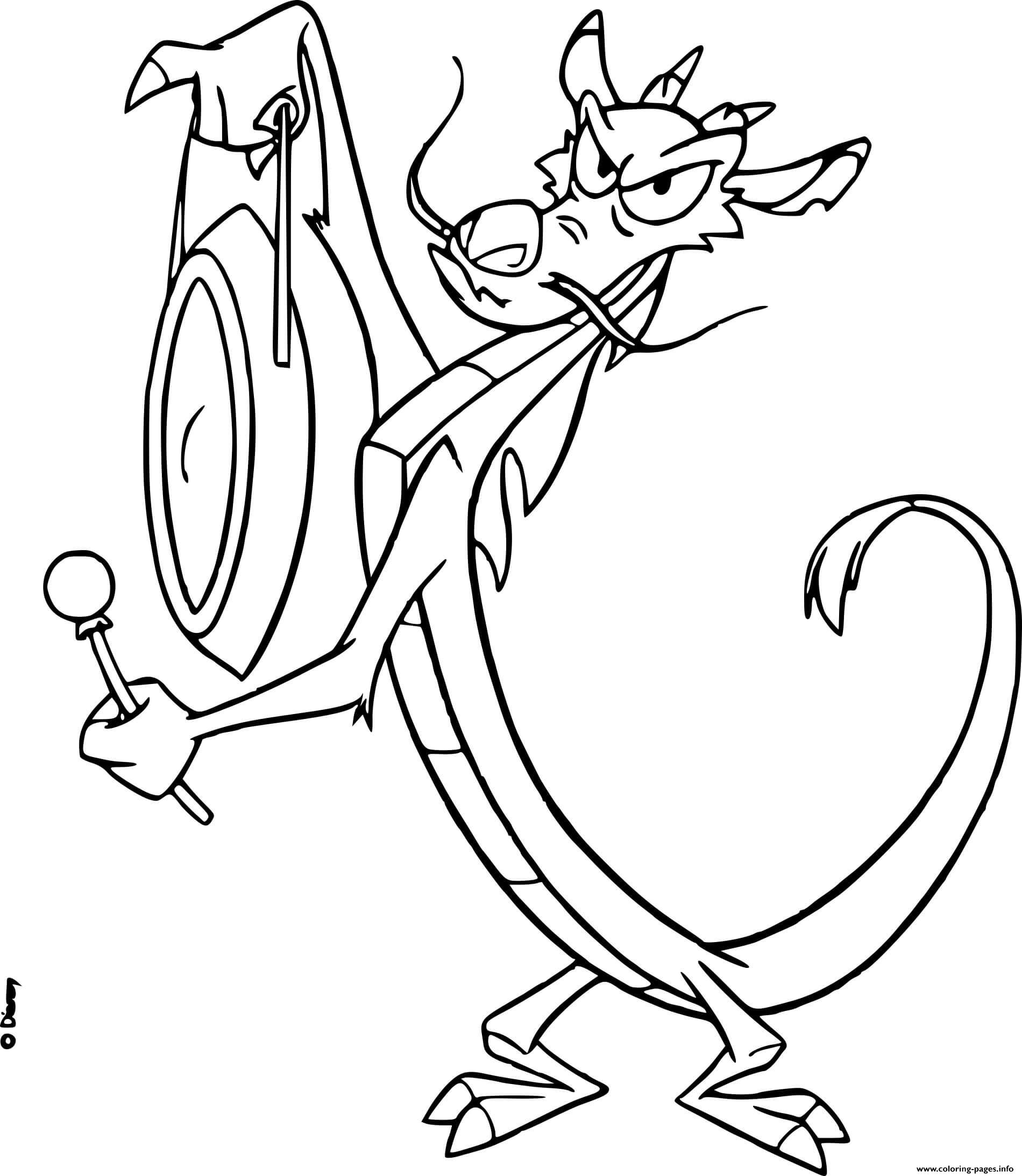 Mulan Coloring Pages