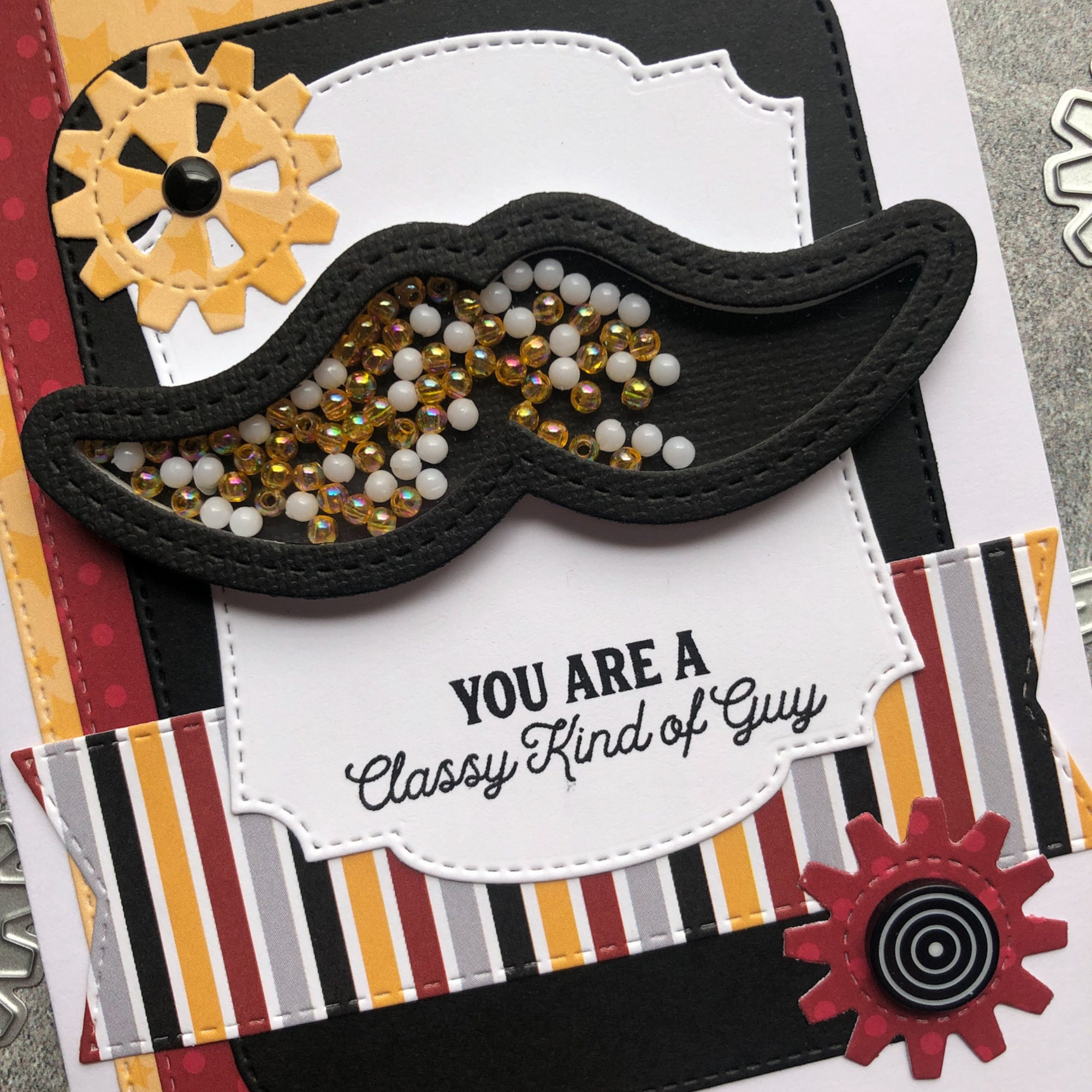Mustache Birthday Card Birthday Card For Him Birthday Card For Dad 