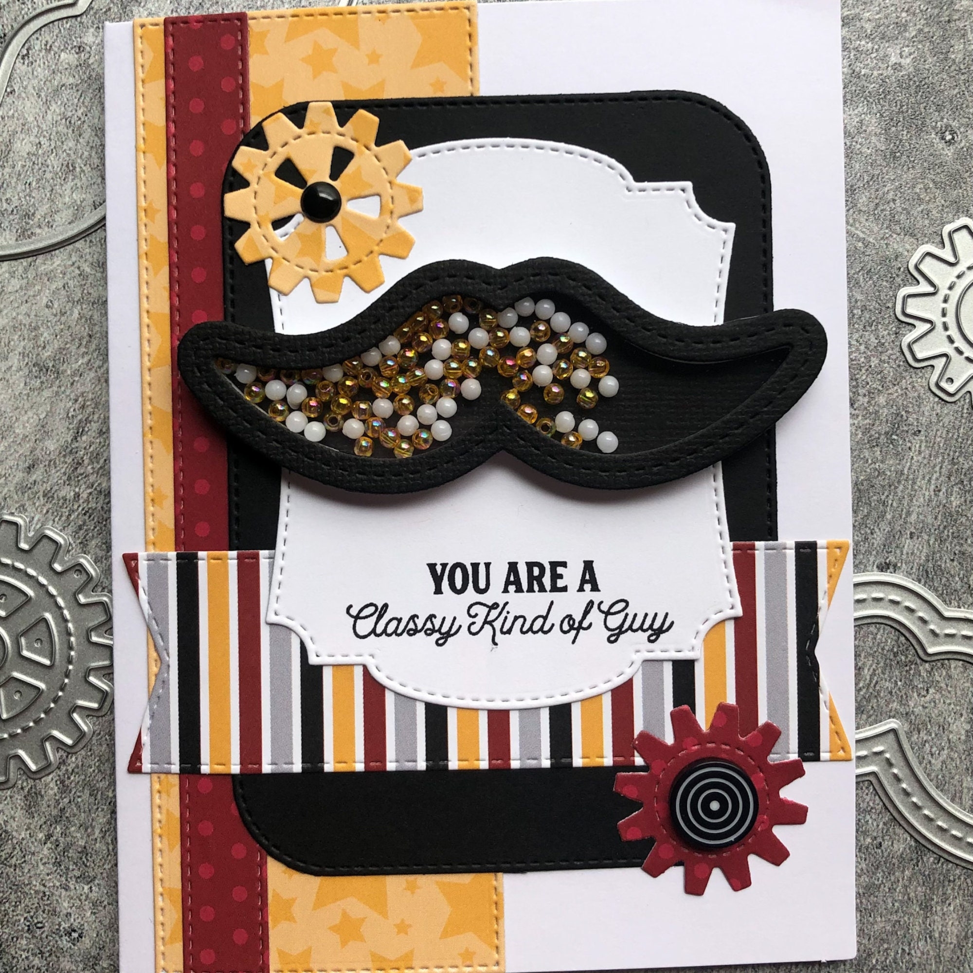 Mustache Birthday Card Birthday Card For Him Birthday Card For Dad