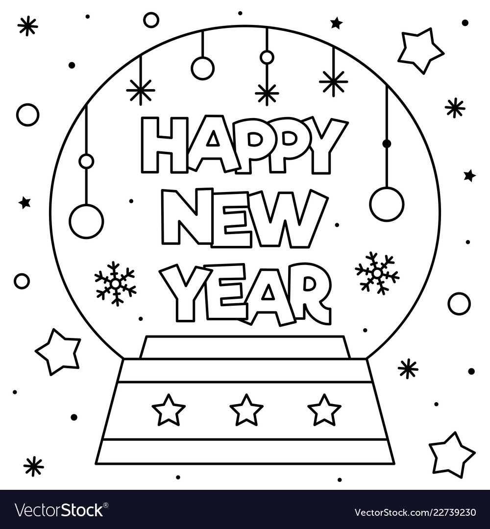 Coloring Pages For New Years