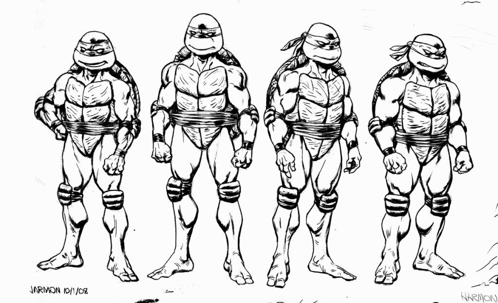 Ninja Turtles Coloring Pages Free Printable Coloring Home