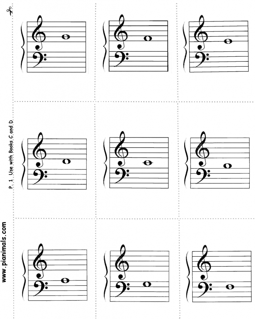 Note Reading Flashcards Piano Music Music Notes Music Education 
