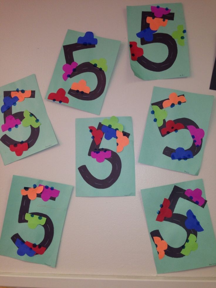 Number 5 Craft Idea Crafts And Worksheets For Preschool Toddler And 