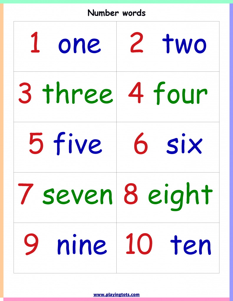 Number Words Flash Cards Printable Free Pdf Printable Vrogue co