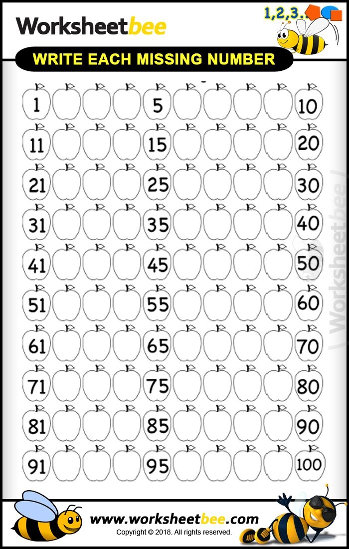 Number Worksheets Kindergarten Math Activities Preschool Alphabet 