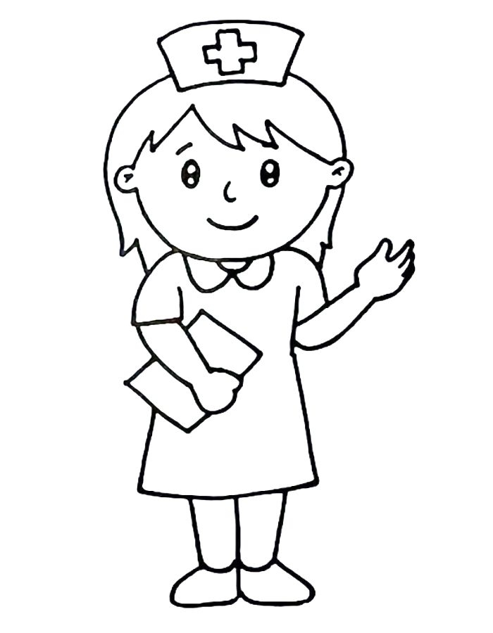 Nurse Coloring Pages