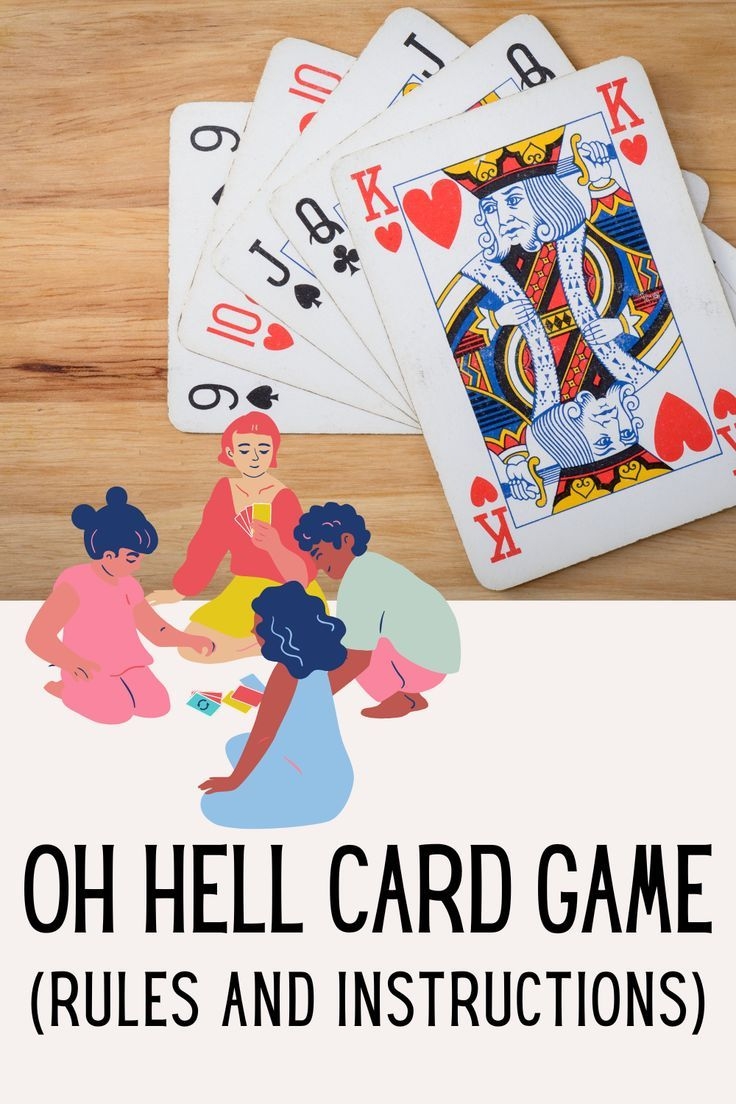 Oh Hell Card Game Rules And Instructions Card Games Fun Card Games 