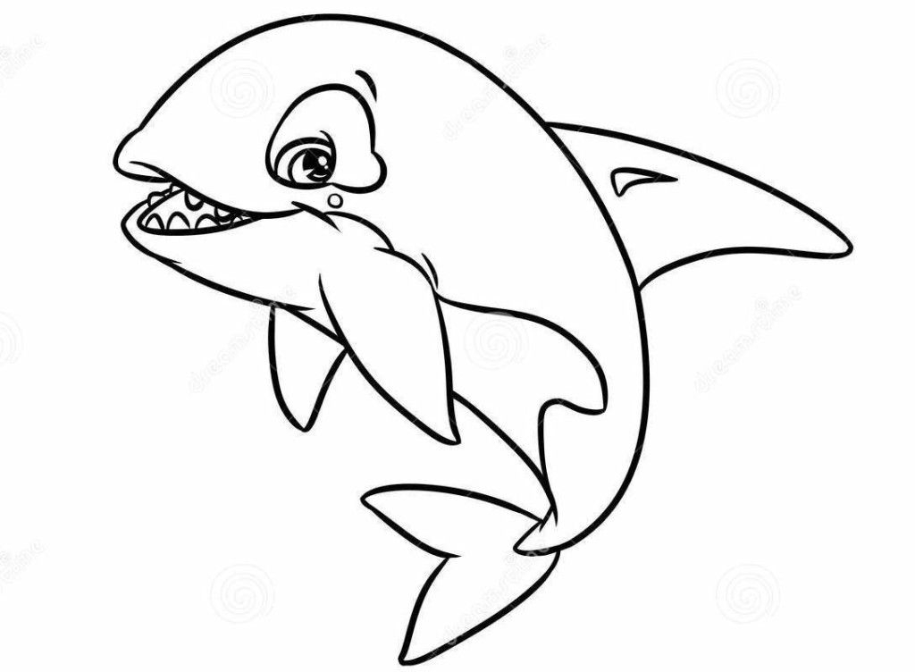 Orca Coloring Page Coloring Home