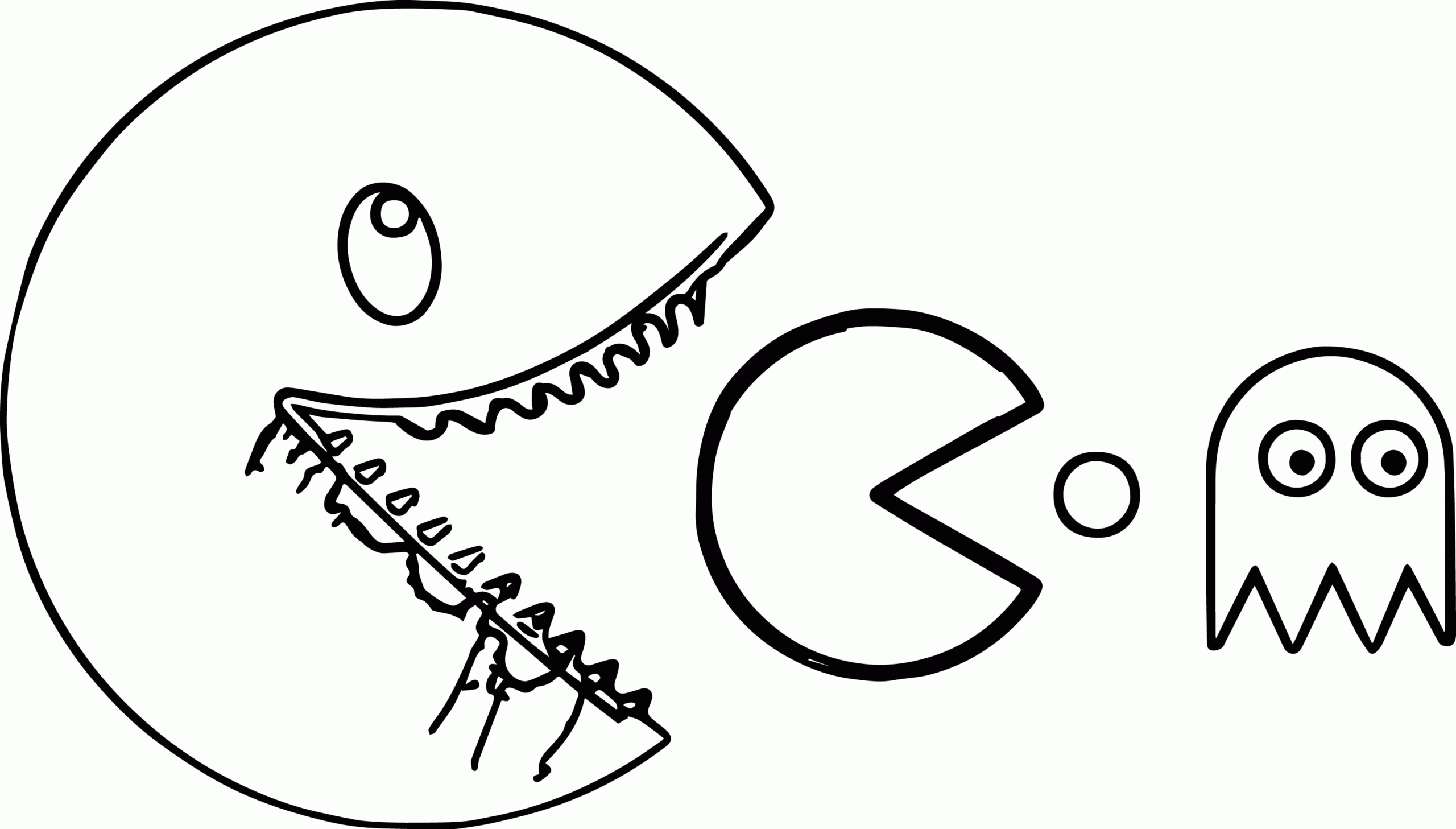 Pacman Coloring Pages