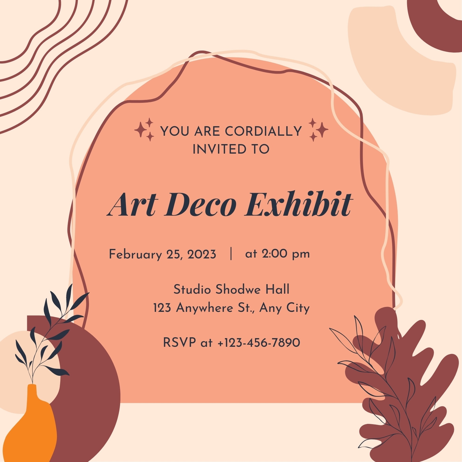 art exhibition invitation templates free