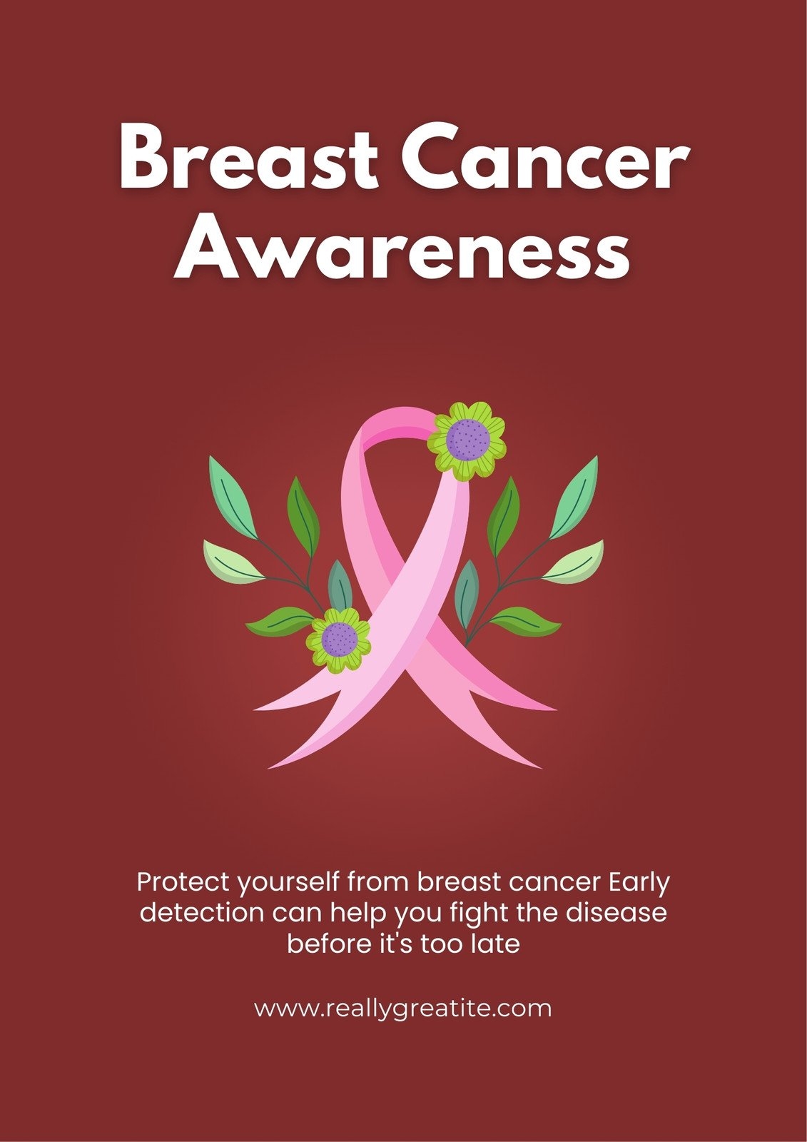 breast cancer awareness invitation templates free