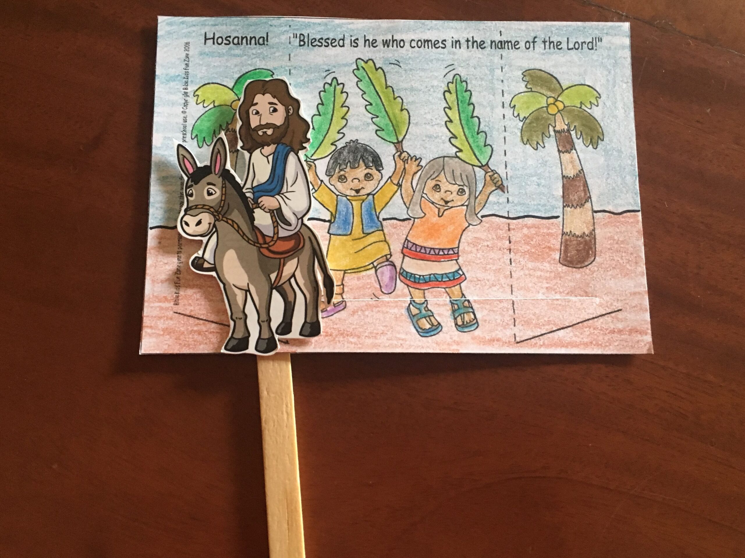 palm sunday crafts for toddlers printable