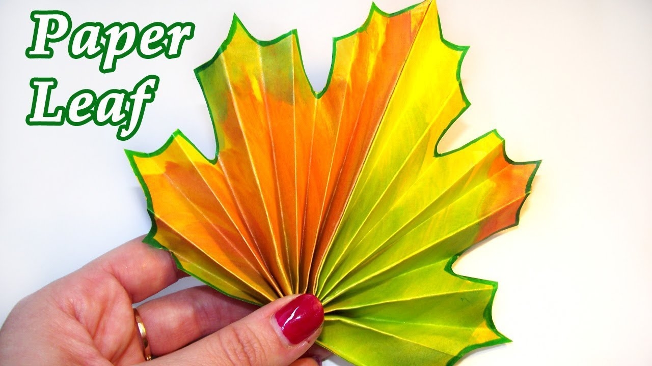 Paper Fall Leaf Craft