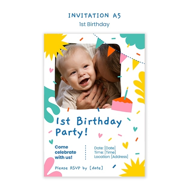Party Invitation Card Template Psd Free Printable Infoupdate