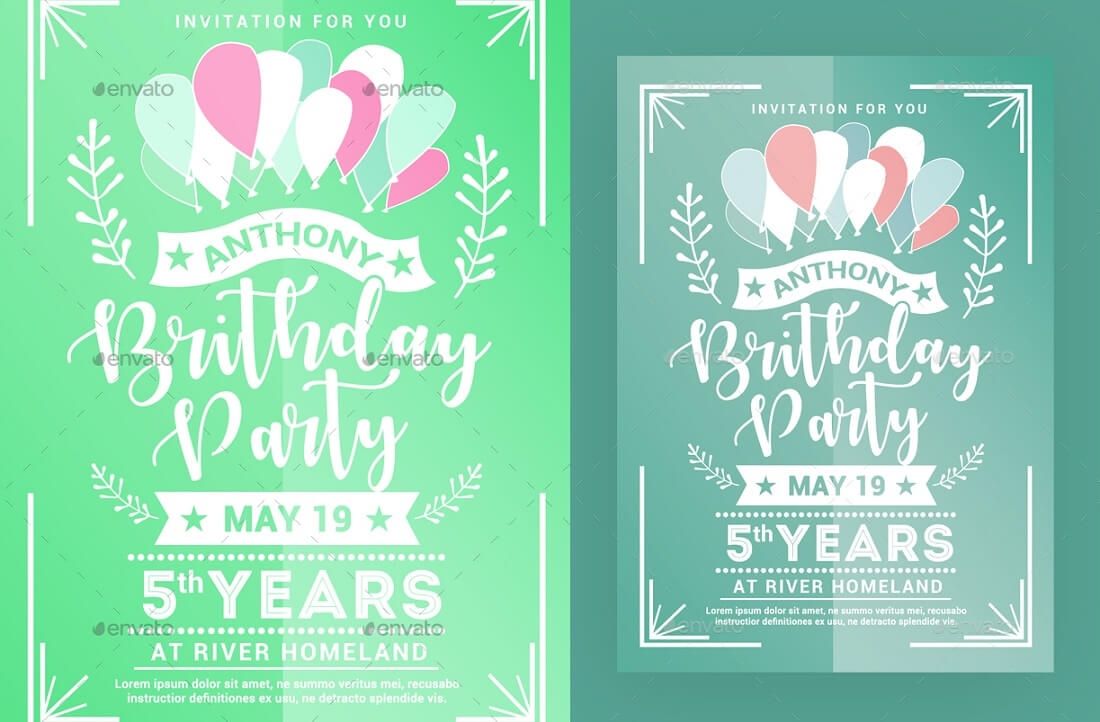 birthday invite text template