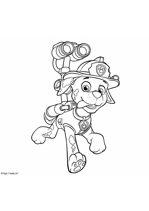 Paw Patrol Marshall Coloring Pages To Printable Infoupdate