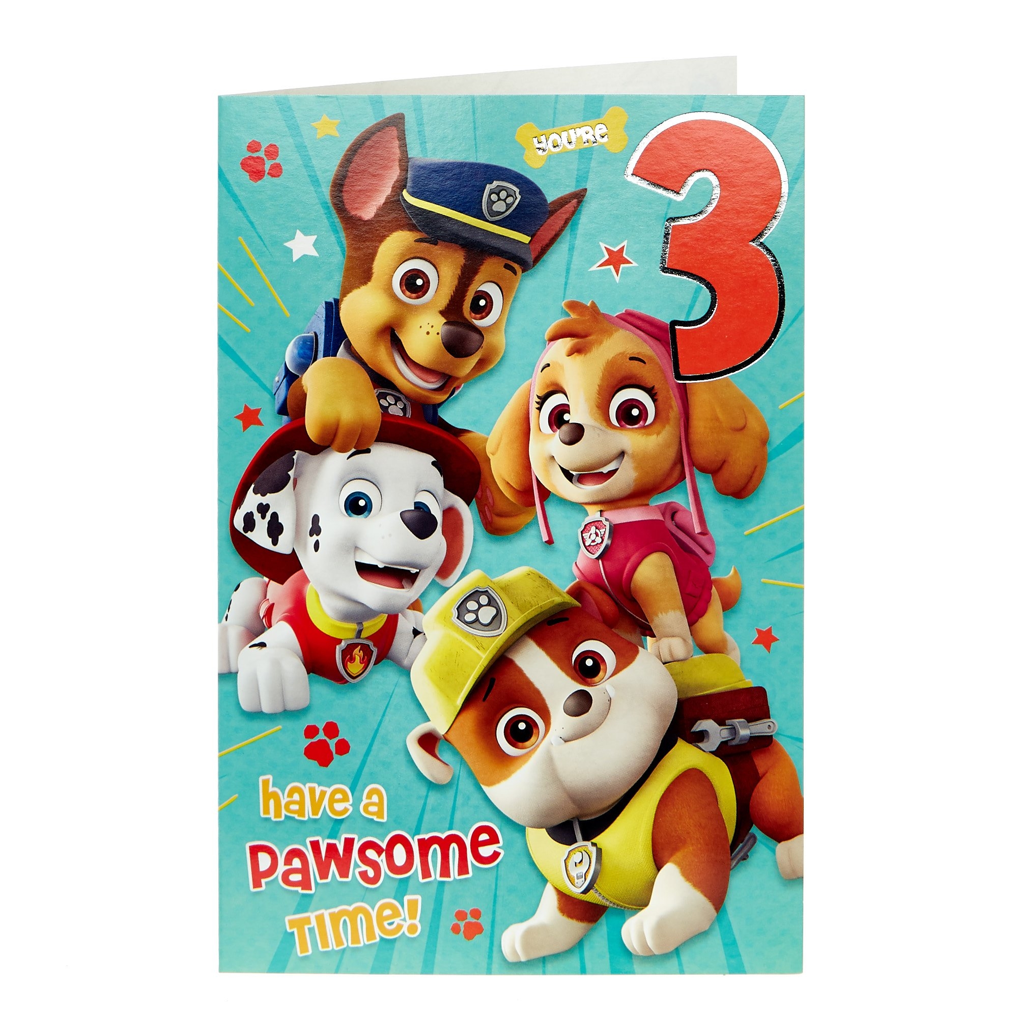 Paw Patrol Printable Birthday Card Printable Free Templates