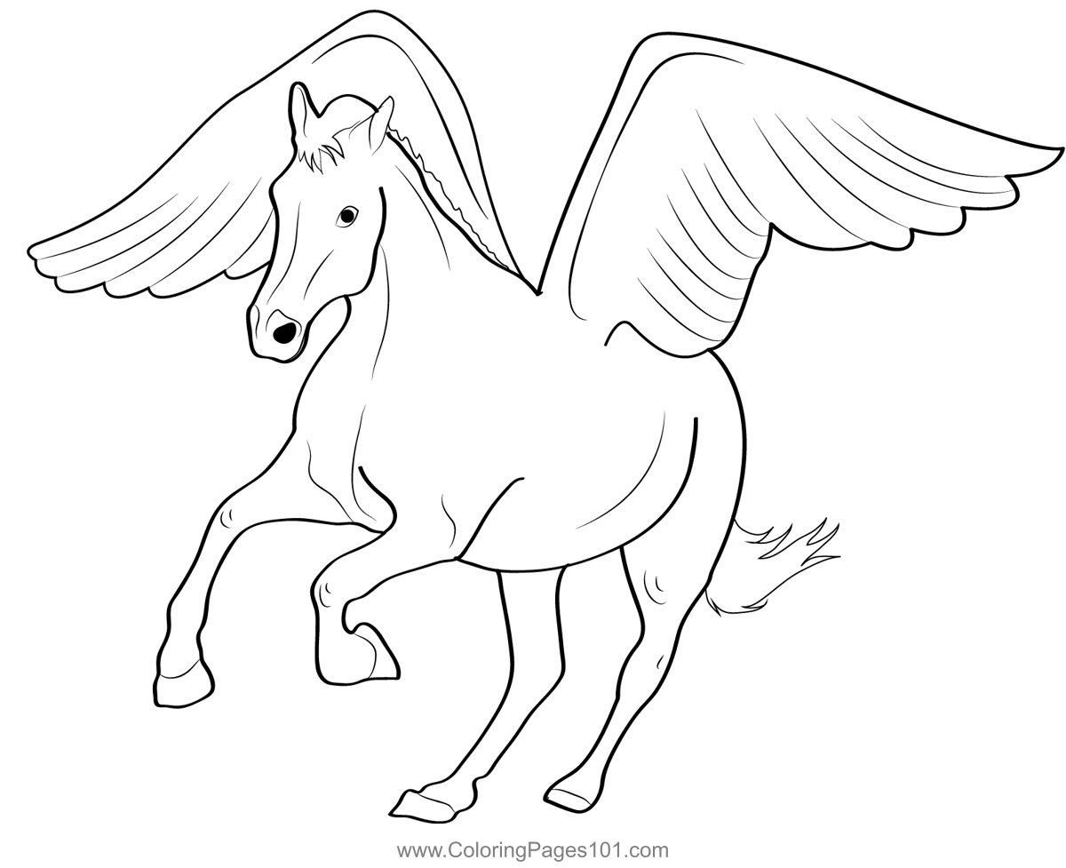 Pegasus Coloring Pages