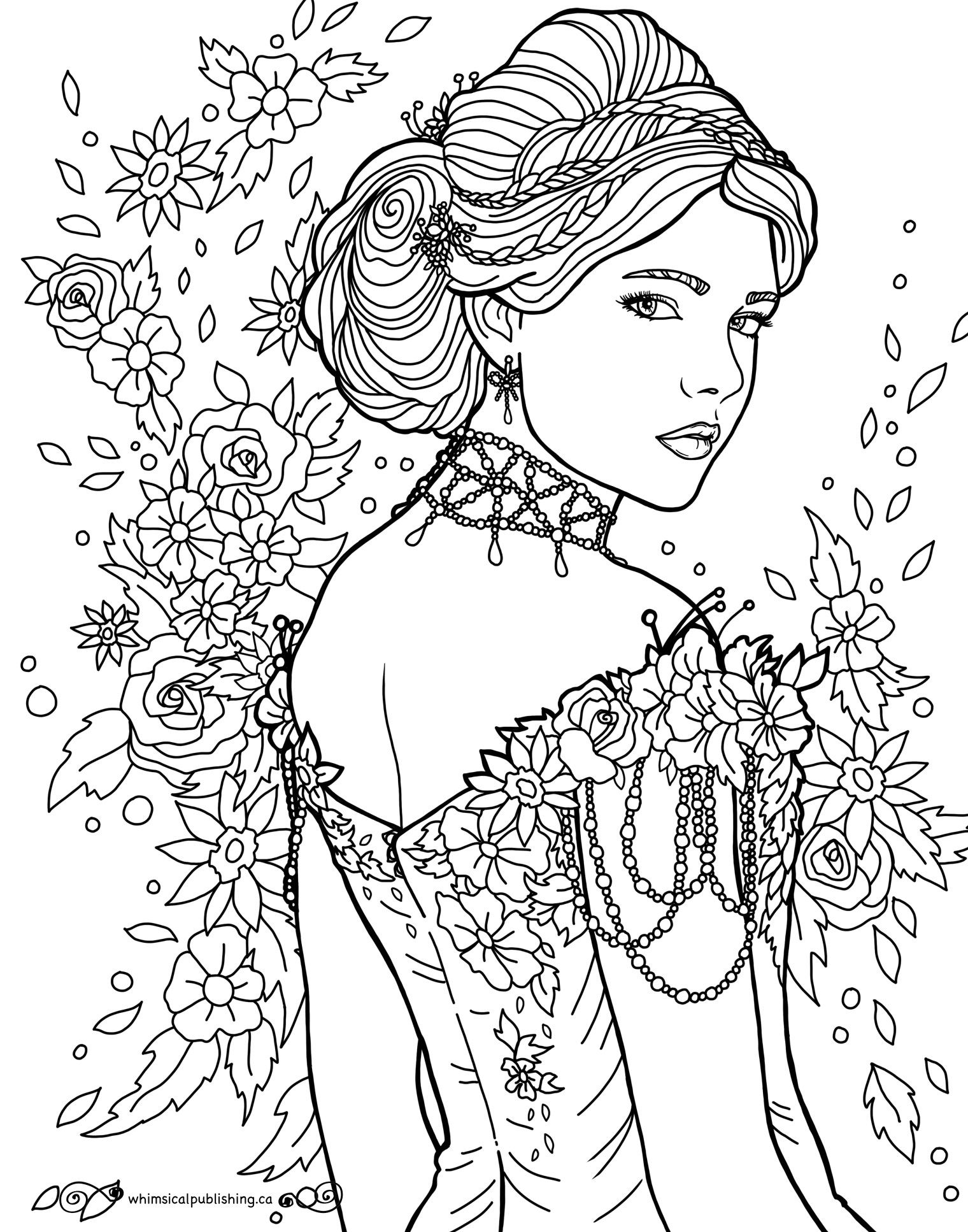 People Coloring Book Pages