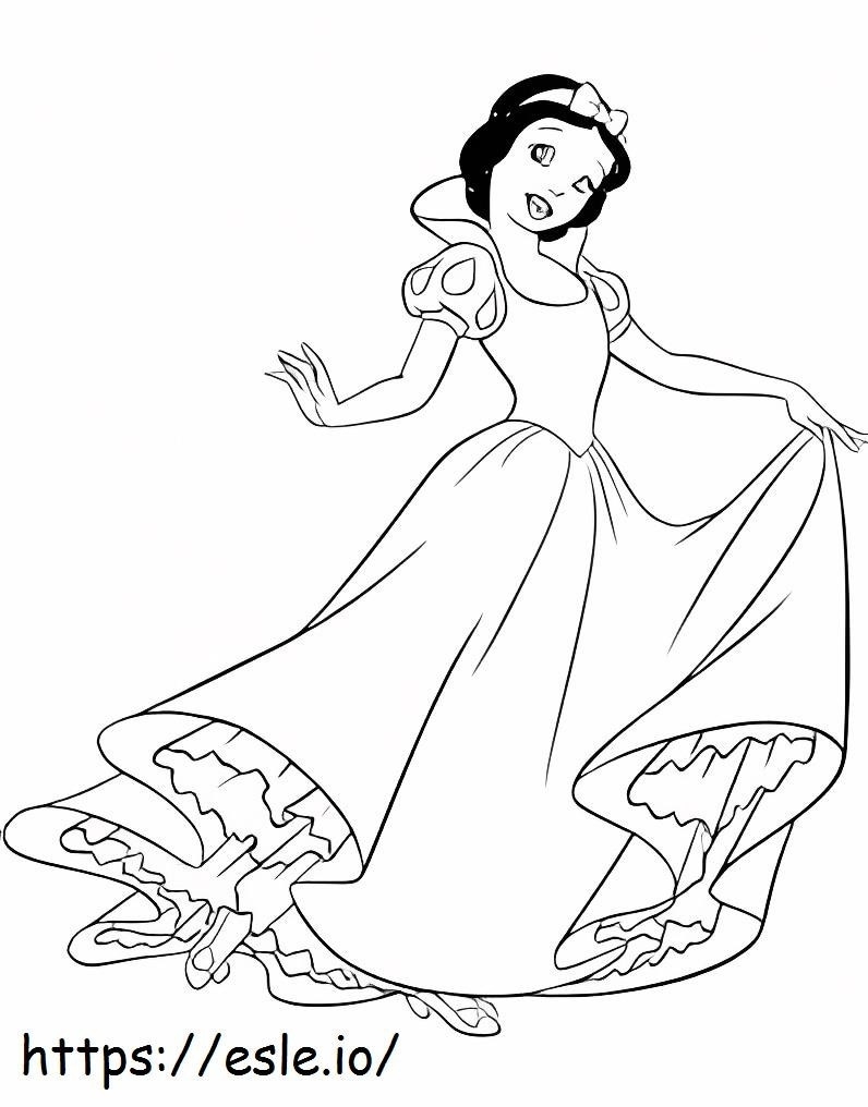 Snow White Coloring Page