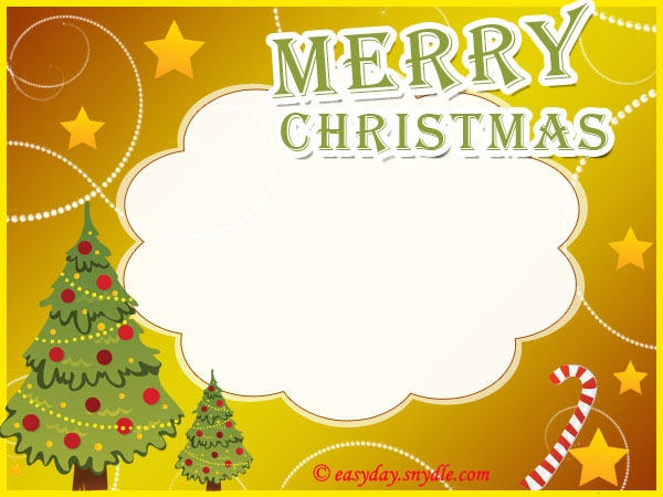 Personalized merry christmas cards Easyday