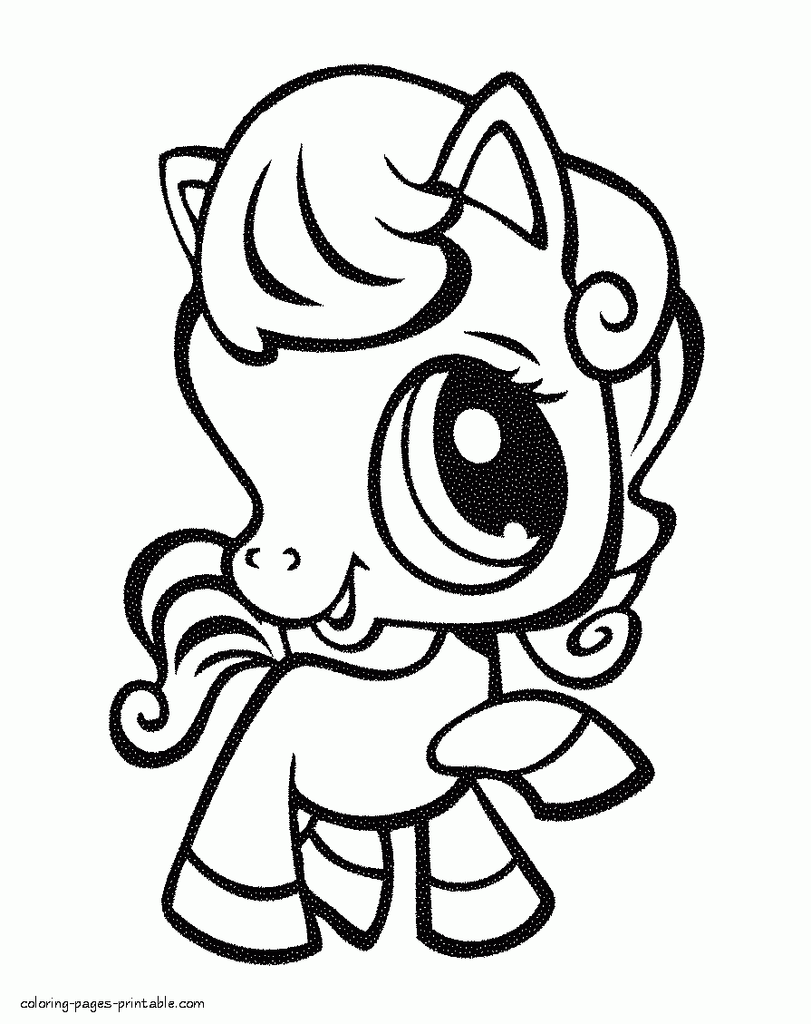 Pet Coloring Pages LPS COLORING PAGES PRINTABLE COM