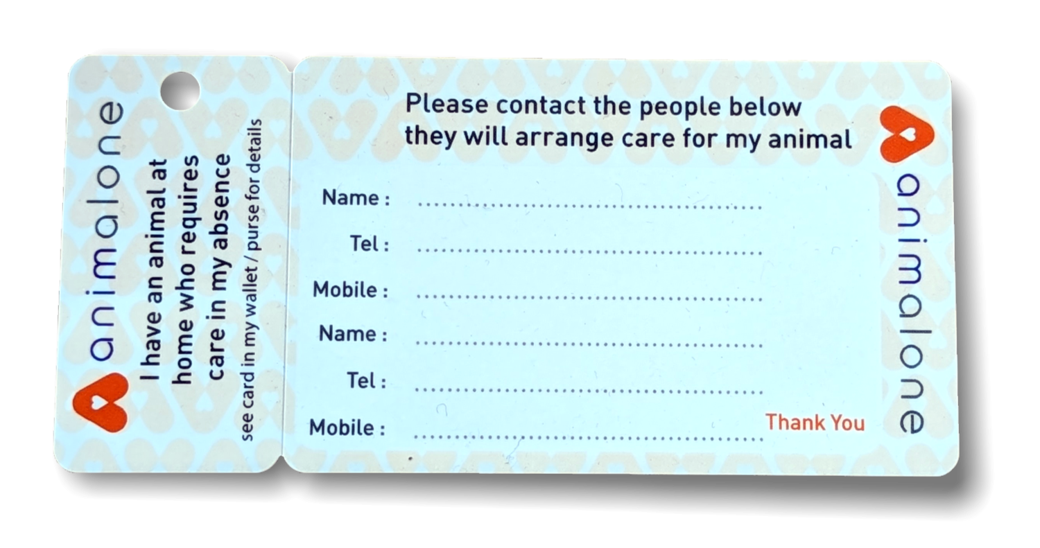 my pet is home alone card printable